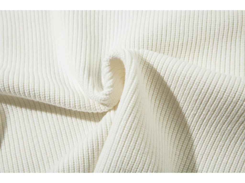 STONE Unisex Reißverschluss Stehkragen Strickpullover für Herbst & Winter