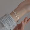 Double Layer Simple Korean Style Bracelet for Women - Fashionable, Creative Design