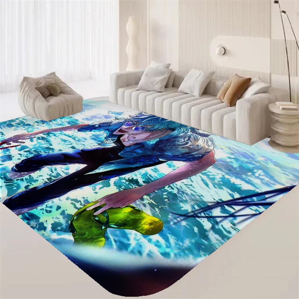 Jujutsu Kaisen Hot Anime Gojo Satoru Raummatten Günstiger Rutschfest Modernes Wohnzimmer Balkon Bedruckter Willkommensteppich