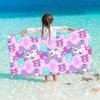 Name Custom Cartoon Beach Towel Cute Unicorn Soft Microfiber Travel Camp Towel  Absorbent Quick-Drying Bath Towel Gift For Girl