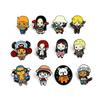 2-12pcs One Piece Metal Enamel Pins Anime Cartoon Brooches Luffy Zoro Sanji Chopper Badges For Clothing Bag Hat Accessory Gifts Kid Friendly