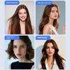 Cordless Hair Curling Iron Brush Usb Rechargeable Travel Heated Round Brush 2-In-1 Electric Hair Curling Wand Styling Tools