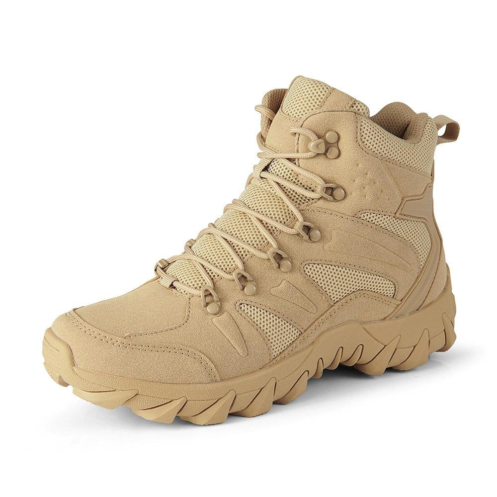Men's Size, Combat Uniforms, Security Shoes, Delta Hiking Shoes, Outdoor Camping Desert Boots, Men's