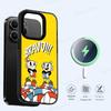 Cute Cuphead Magnetic Matte Phone Case For IPhone 16 17 15 14 13 12 11 For Magsafe Wireless Charge Cover