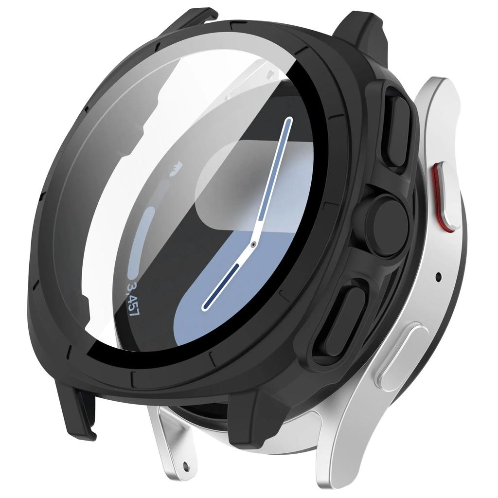 Glass+Case for Samsung Galaxy Watch 7 40mm 44mm Screen Protector Change To Ultra Bumper Cover iWatch Galaxy Watch 7 Accessories