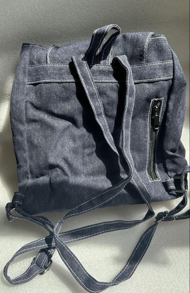 [USED] Large wool felt cat teddy bear handmade stuffed animal bag