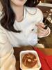 Women's Pure Wool Red Heart Knit Cardigan - Autumn/Winter 2026 Collection