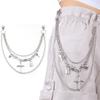 Mode Gothic Taillenkette Hip Hop Metalllegierung Quastenanhänger Hosenkette Y2K Harajuku Jeans Kette Für Frauen Mann