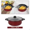 Fritösgryta Non-stick panna med lock Multifunktionell stekkokkärl för hem, familj