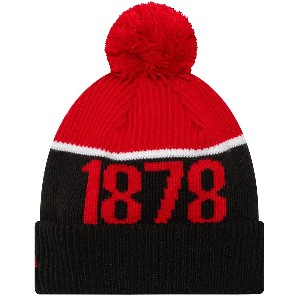 New Era Manchester United Pom Beanie, Unisex red Cap