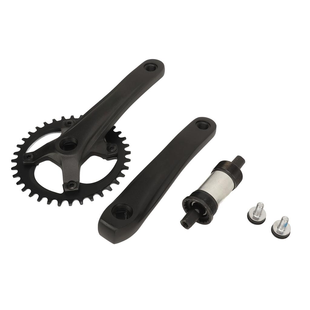 Kľuky na horský bicykel 104 mm BCD štvorhranné kužeľové kľuky 36T Pozitívna záporná reťaz s jedným kotúčom 7?12