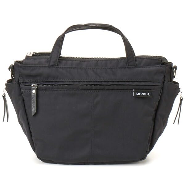 Monica Side Zip Tote Bag MONI02703 Khaki 2-Way (86)