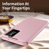 For Samsung Galaxy A16 A56 A55 A17 A37 A57 Smart Window Case, APP Wake Up/Sleep, Wallet Phone Protect Cover Card Pocket Holder Case