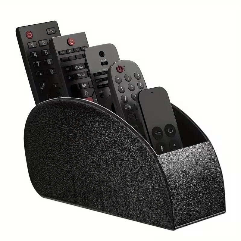 1pcs 5-Compartment Remote Control Storage Box – Space-Saving Tray for Living Room, Home Office, Bedroom