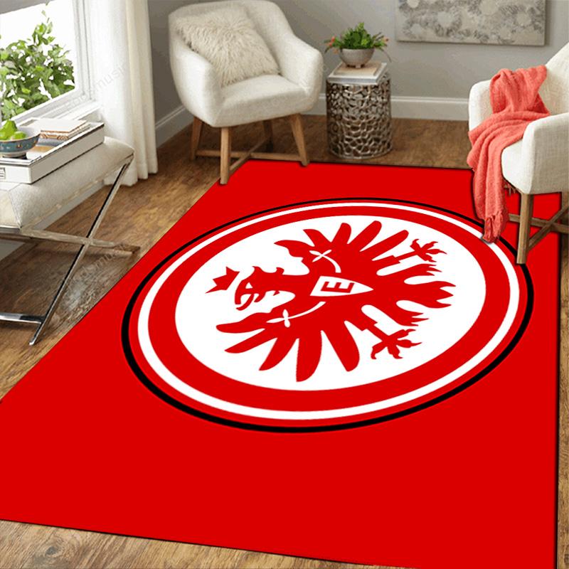 Eintracht Frankfurt Pattern Rug Floor Mat for Living Room or Bedroom Soft and Comfortable Carpet a Gift for Birthday and Holiday.
