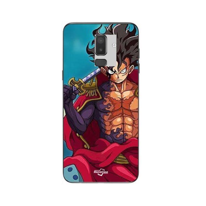 Coque Samsung Galaxy j8 2018 One Piece Luffy Enters Gear 5 Maniacase