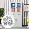 10pcs Metal Shelf Clips Cabinet Shelf Clips Shelf Support Clip File Cabinet Shelving Clamps Pilasters Shelf Clips Hardware Parts