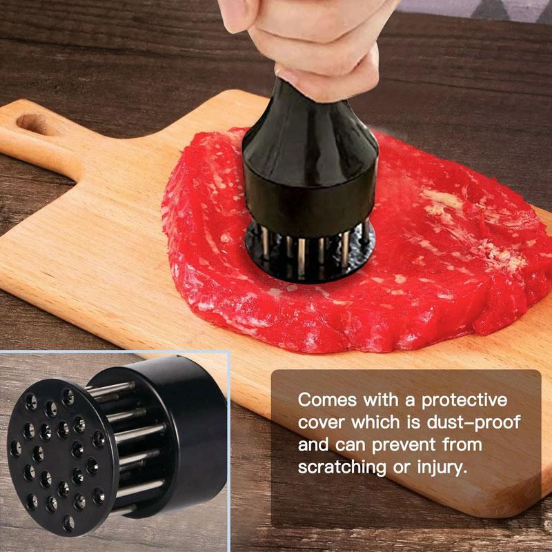 Stainless Steel Meat Tenderizer Steak Pork Chop Meat Hammer