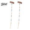 Coastal Style Hair Pins Beach Mermaid Clip Starfish Shell Bead Chain for Women Ocean Themed Accessories Boho Summer Vacation Styling Tool