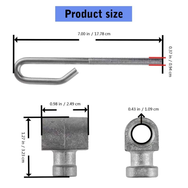 2Pcs GX24864 Deck Lift Hanger Rod Kit for GX21718 14M7465 GX26085 24M7053 Deck Lift Link Kit Lawnmower Deck Accessories