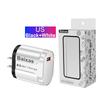 European Standard 4-Port 5V/2.4A USB Travel Charger
