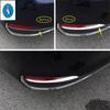 Rear Bumper Fog Lights Lamps Eyelid Foglight Eyebrow Strip Cover Trim Fit For Lexus ES 2018 - 2025 Stainless Steel Accessories