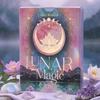 Lunar Magic Oracle Deck 10.5*7.5cm 40 Moon Cards Double-embossed, Moon Phases, Goddesses, Sacred Animals, Plants Spiritual Gift