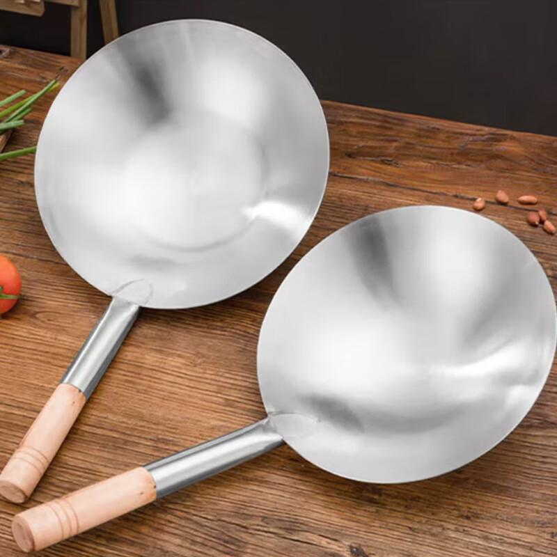 SPSR Stainless Steel Ladle Set with Wooden Handle