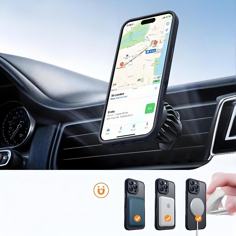 Translucent Magnetic Frosted Matte Phone Case For iPhone 17 Air 16 15 14 Plus 13 12 11 Pro Max For Magsafe Wireless Charge Cover