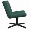 Swivel Chair Dark Green 63 X 75 X 76 Cm Fabric