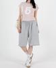 UMM Women'S Knee-Length/Head-Length Bermuda Shorts 3 Colors