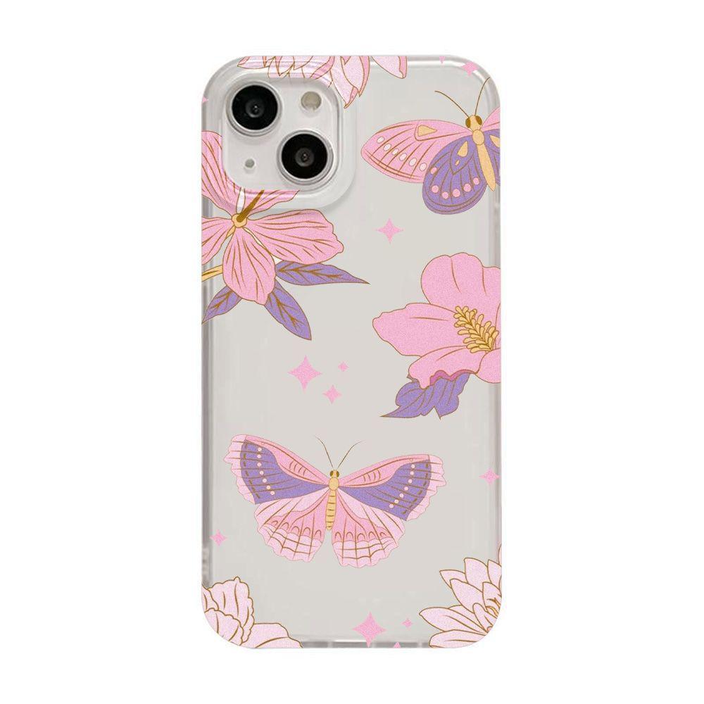 Retro creative butterfly for iPhone17ProMax mobile phone case 17 Apple 16/15 matte 14 all-inclusive