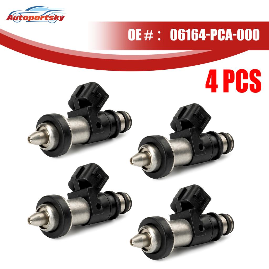 4PCS Fuel Injectors Nozzle 06164-PCA-000 For Honda CRV S2000 2.0L FJ799 FJ339 06164-PCC-000 06164PCA000 06164 PCA 000