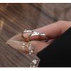 Cat and Dog Diary, Couple Ring, Niche Design, A Pair of Women and Men, Light Luxury Models Can Be Spliced Together, Cute Pet Ring