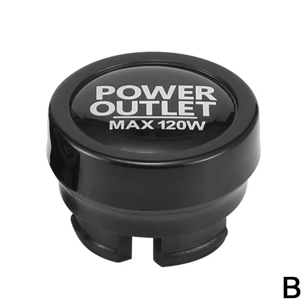 Car Cigarette Lighter Cover Universal Dustproof Plugs For Car Cigarette Lighters Interface Cover Decorations Auto Interior Parts
