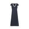 French retro popular polka dot dress, new lace temperament summer dress, slim and thin waist