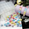 Simple Style Alphabet Cube Beads Letter Beads Used for Bracelet Made Jewelry Making DIY Crystal Epoxy Resin Mold 2 Pcs