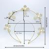 Goddess Headpiece Cross Crown Headband for Womens Girls Vintage Headwear Props