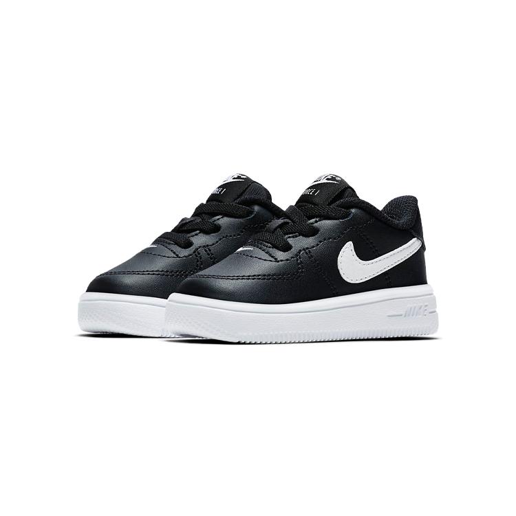 New Nike Air Force 1 18 Low Top Skateboard Shoes Black White Infant And Toddler 905220-002