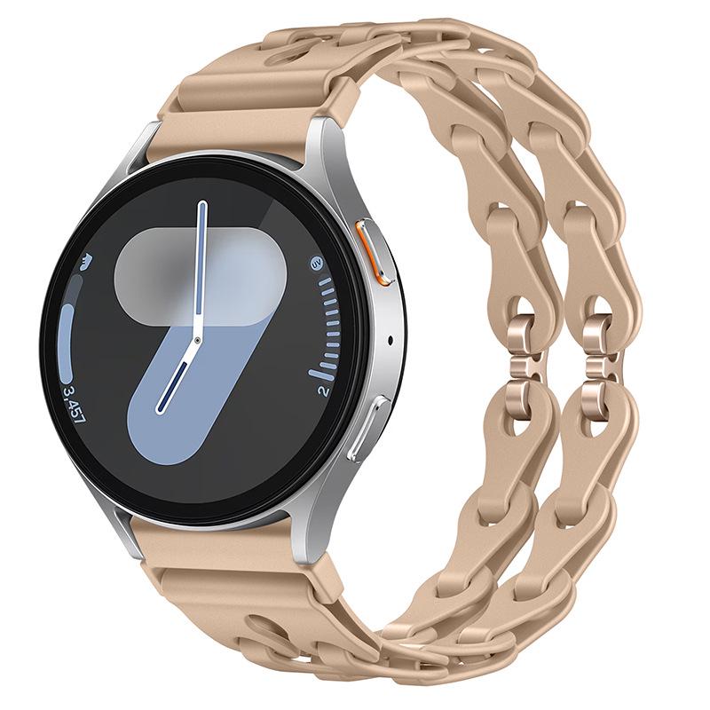 Fashion Hollow Silicone Strap for Samsung Watch7 & Huawei GT3 Pro