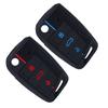 Dla VW golf 7 GTI POLO T-Cross T-Roc touran Tiguan Skoda Octavia Rapid kodiaq Fabia Seat Ibiza leon Ateca Arona pokrowiec na kluczyk