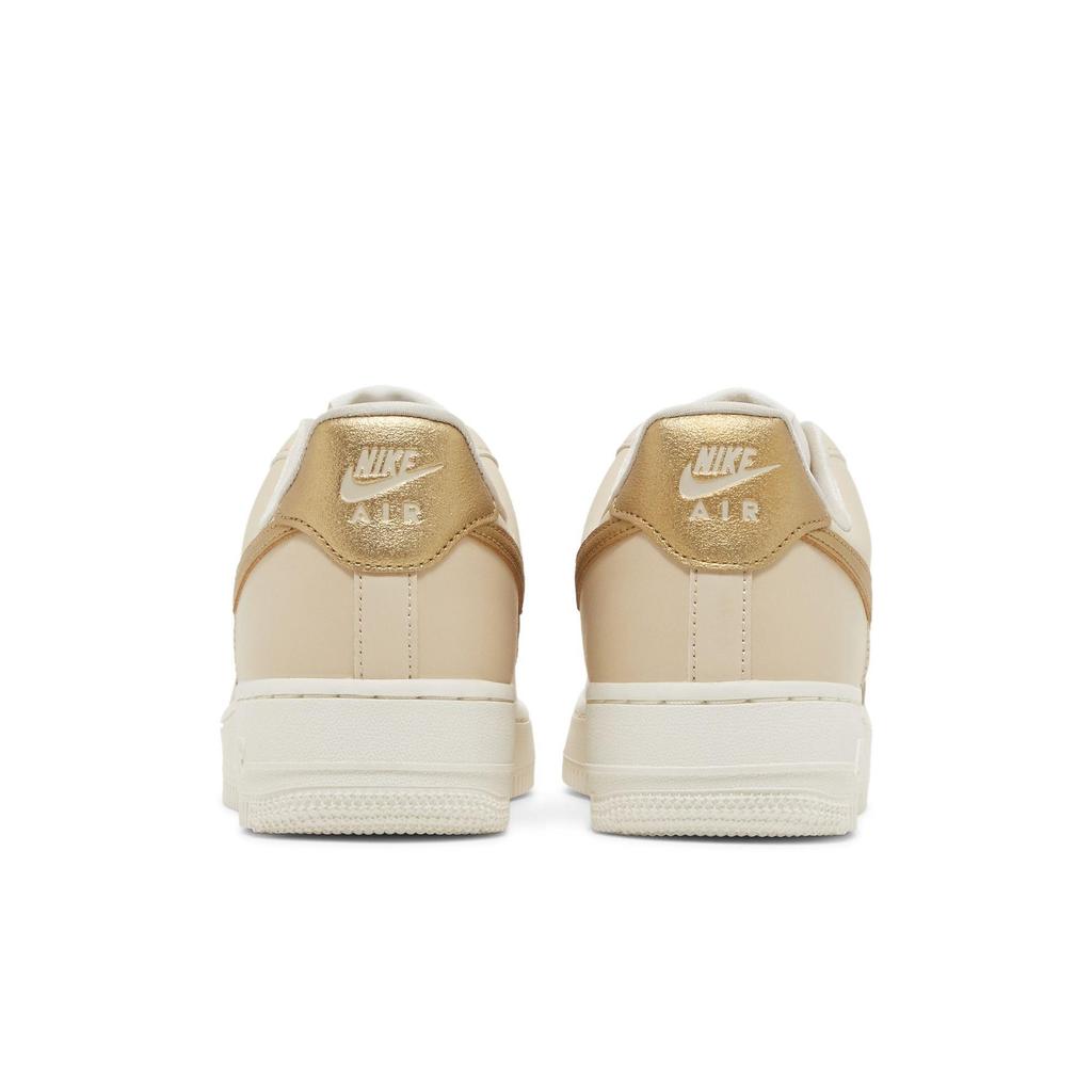 Nike Womens Air Force 1 '07 Essential 'Sanddrift Gold' (women's sizes) Sanddrift / Phantom / Metallic Gold Skateboard Shoes DQ7569 102