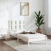 VidaXL Bed Frames White Solid Pine Wood 90x200 Cm 3105586