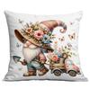 New Watercolor Spring Garden Elf Pillowcase Home Sofa Cushion Pillowcase