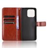 For Umidigi G6 Case Crazy Horse Texture Leather Wallet Phone Cover with Strap