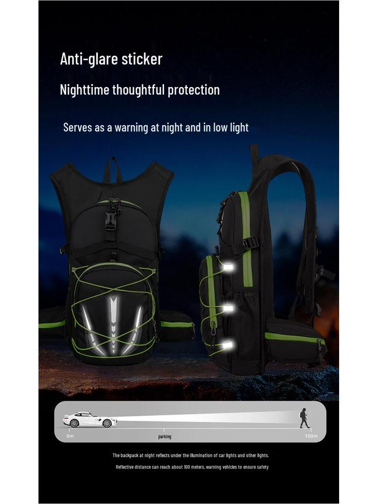 New Breathable Lightweight Reflective Outdoor Backpack for Hiking, Travel, and Camping
