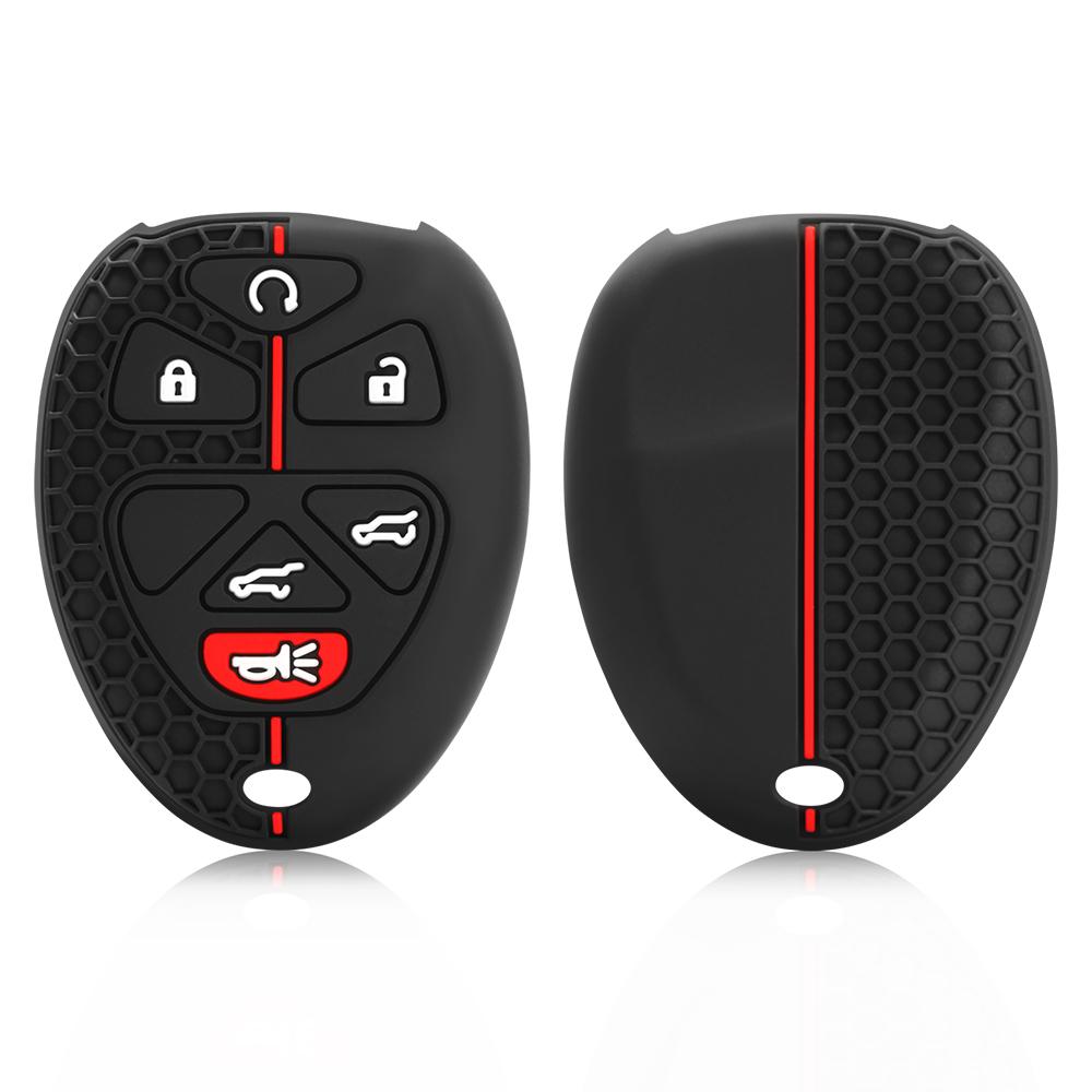 Silikon-Autoschlüsseletui für Chevrolet Tahoe 2007 Gmc Suburban Yukon 2010 Traverse XL für Cadillac Escalade Zubehör