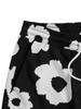 Men's Floral Graphic Print Drawstring Shorts, Summer Casual Shorts with Pockets, Beach Hawaiian Shorts