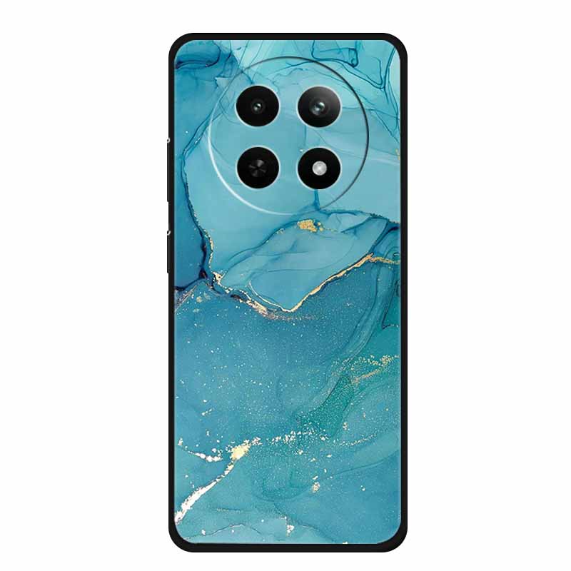 Case For Realme 13 Plus Marble TPU Soft Silicone Back Cover For Realme 13+ Cases Protective Mica Painted Colorful Bumper Capa