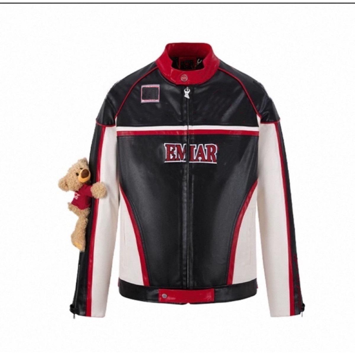 STREETRICH Patchwork Motorcycle Jacket ,Leather Jacket